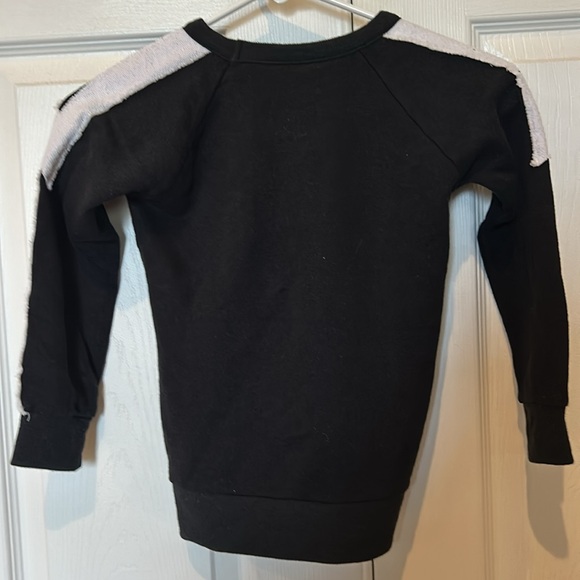 NWT, Chaser, Boys, Crewneck sweatshirt, textured lightning bolts on sleeves - Picture 2 of 5